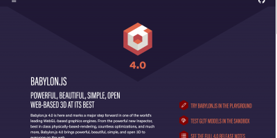 Babylon.js:  パワフル、美しく、シンプル、オープン-ウェブベースの3Dが最高